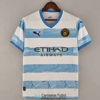 Camiseta Manchester City Training Blue II 2022/2023