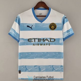 Camiseta Manchester City Training Blue II 2022/2023