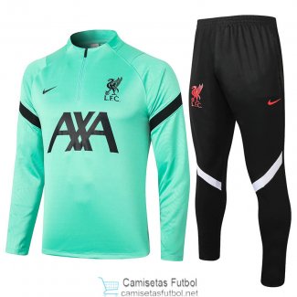 Liverpool Sudadera De Entrenamiento Green + Pantalon 2020/2021