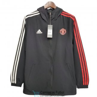 Manchester United Chaqueta Rompevientos Black 2020/2021