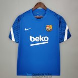 Camiseta Barcelona Training Blue II 2021/2022