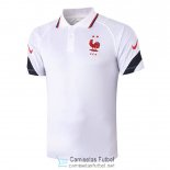 Camiseta Francia Polo White 2020/2021