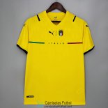 Camiseta Italia Portero Yellow 2021/2022
