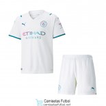 Camiseta Manchester City Niños 2ª Equipación 2021/2022