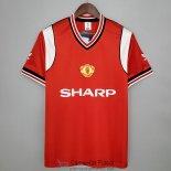 Camiseta Manchester United Retro 1ª Equipación 1985/1986