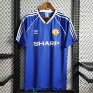 Camiseta Manchester United Retro 2ª Equipación 1988 1989