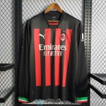 Camiseta Manga Larga AC Milan 1ª Equipación 2022/2023