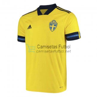 Camiseta Suecia Euro 1ª Equipación 2