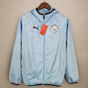 Manchester City Chaqueta Rompevientos Blue Blue 2021/2022