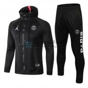 PSG x Jordan Chaqueta Capucha Black + Pantalon 2019/2020