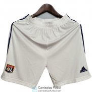 Pantalon Corto Olympique Lyonnais White 2020/2021