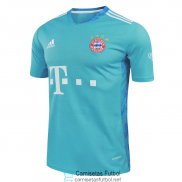 Camiseta Bayern Munich Portero Blue 2020/2021