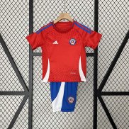 Camiseta Chile Niños 1ª Equipación 2024/2025