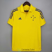 Camiseta Cruzeiro Polo Yellow 2021/2022