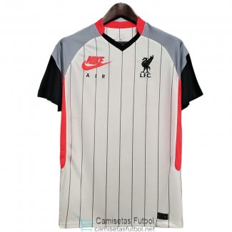 Camiseta Liverpool White 2020/2021