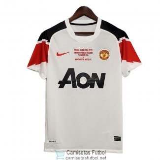 Camiseta Manchester United Retro 2ª Equipación 2010 2011