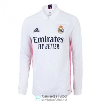 Camiseta Manga Larga Real Madrid 1ª Equipación 2020/2021
