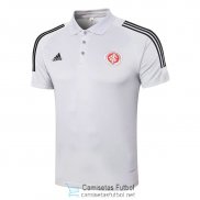 Camiseta Sport Club Internacional Polo Light Grey 2020/2021