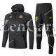 Inter Milan Chaqueta Capucha Black + Pantalon 2019/2020