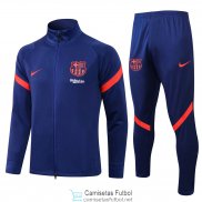 Barcelona Chaqueta Sharp Blue + Pantalon 2021/2022