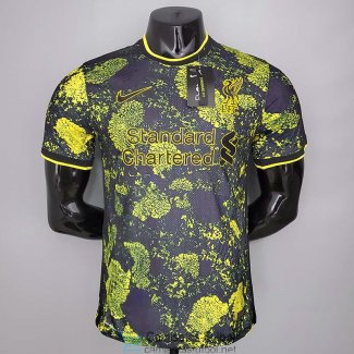 Camiseta Authentic Liverpool Concept Edition Black Yellow 2021/2022