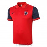 Camiseta Francia Polo Red 2020/2021