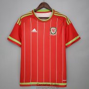 Camiseta Gales Retro 1ª Equipación 2015/2016