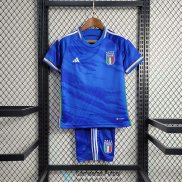 Camiseta Italia Niños 1ª Equipación 2023/2024