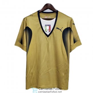 Camiseta Italia Retro 2006 Golden