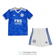 Camiseta Leicester City Niños 1ª Equipación 2021/2022