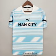 Camiseta Manchester City Pre Match Training Blue I 2022/2023