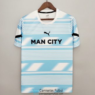 Camiseta Manchester City Pre Match Training Blue I 2022/2023