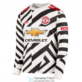 Camiseta Manga Larga Manchester United 3ª Equipación 2020/2021