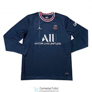 Camiseta Manga Larga PSG 1ª Equipación 2021/2022