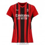Camiseta Mujer AC Milan 1ª Equipación 2021/2022