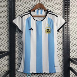 Camiseta Mujer Argentina 3 Star 1ª Equipación 2022/2023