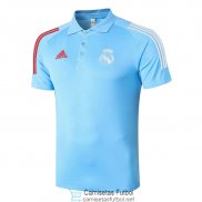 Camiseta Real Madrid Polo Blue 2020/2021
