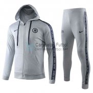 Chelsea Chaqueta Capucha Grey + Pantalon 2019/2020