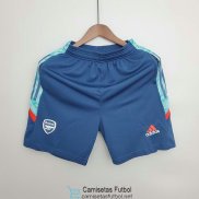 Pantalon Corto Arsenal Training Blue IV 2021/2022