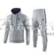 Real Madrid Chaqueta Capucha Grey + Pantalon 2019/2020