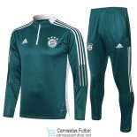 Bayern Munich Sudadera De Entrenamiento Green II + Pantalon Green II 2021/2022