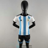 Camiseta Argentina Niños 1ª Equipación 2022/2023