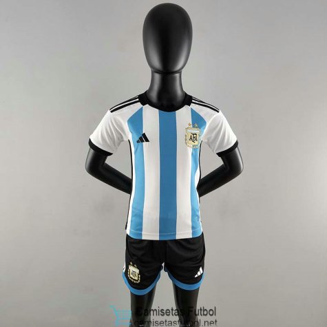 Camiseta Argentina Niños 1ª Equipación 2022/2023 l camisetas Argentina