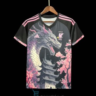 Camiseta Japon Dragon Sakura Black 2023/2024