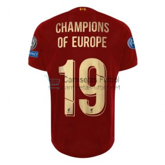 Camiseta Liverpool 1ª Equipación CHAMPIONS OF EUROPE