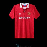 Camiseta Manchester United Retro 1ª Equipación 1992/1993