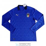 Camiseta Manga Larga Italia 1ª Equipación 2020/2021