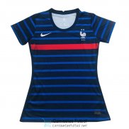 Camiseta Mujer Francia 1ª Equipación EURO 2020