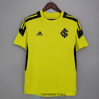 Camiseta Sport Club Internacional Training Yellow Black 2021/2022