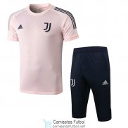 Juventus Sudadera De Entrenamiento Pink + Navy Pantalon 2020/2021